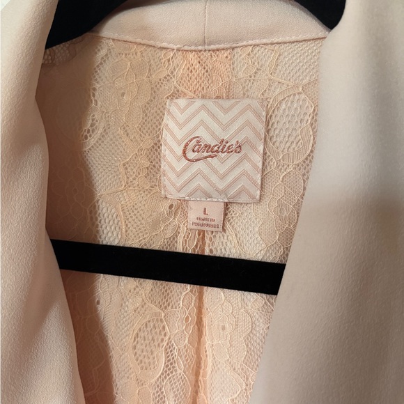 Candie's Blush Pink Women's Blazer - Picture 3 of 4